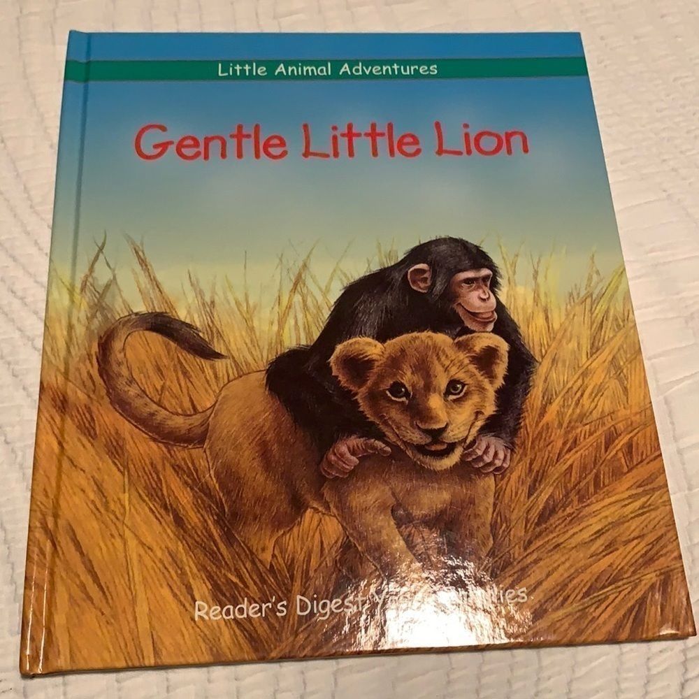 “Gentle Little Lion” hardcover book